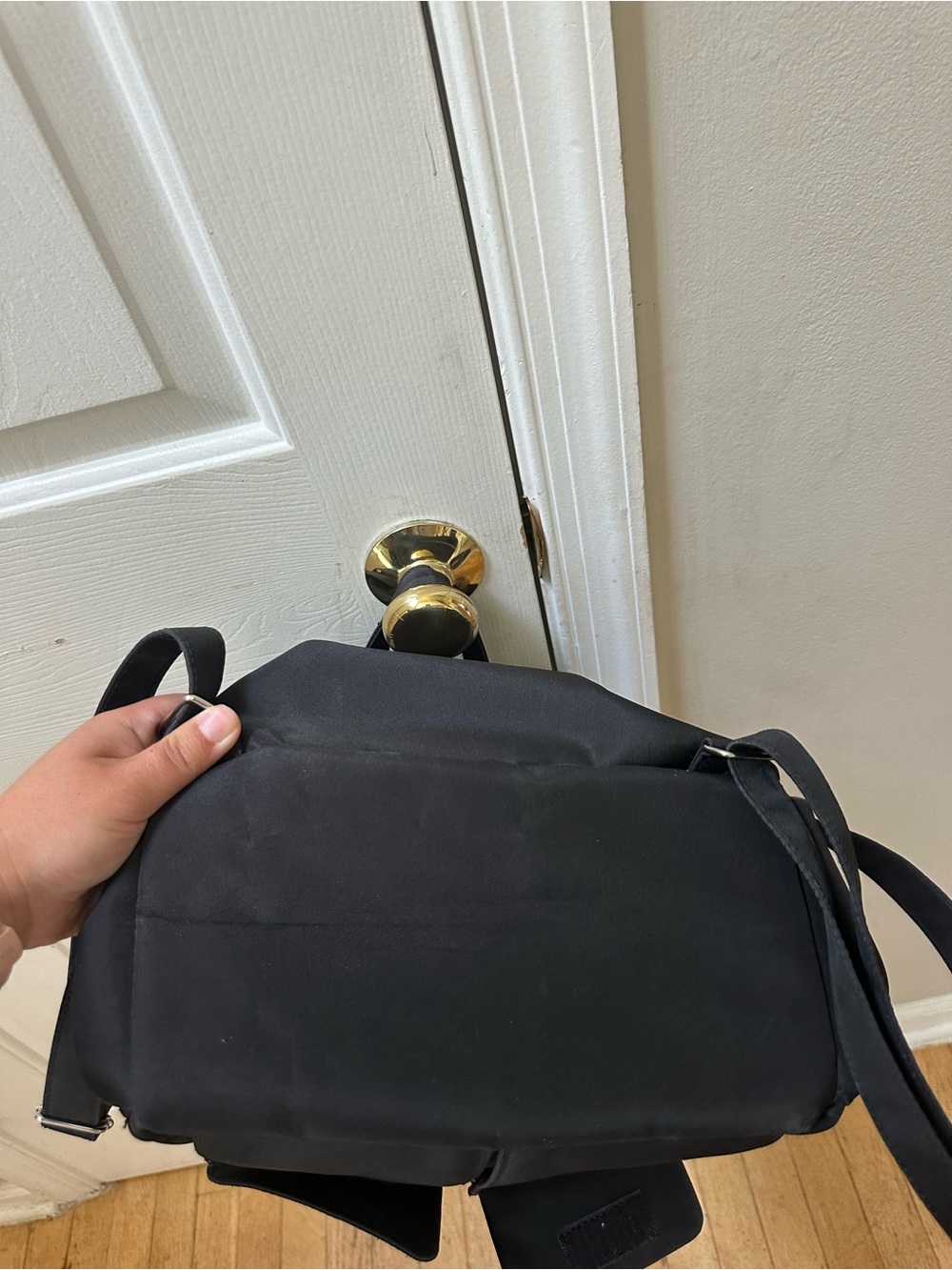 Prada Black Nylon Backpack with Silver Hardware - Picture 10 of 11